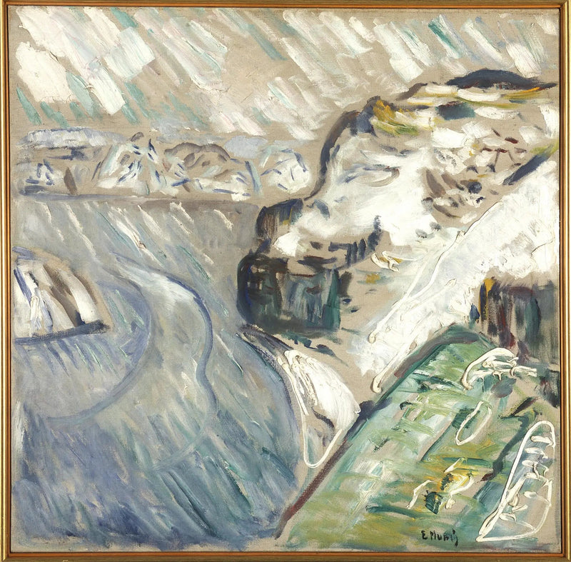 Sneeuwstorm op zee - Edvard Munch