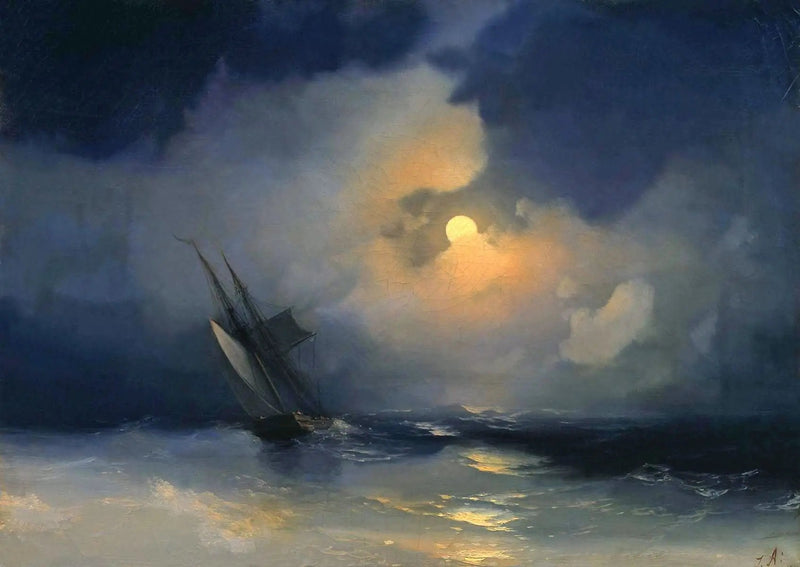 Storm op zee door een volle maannacht - Ivan Aïvazovski

Source:
Tempête en mer par une nuit de pleine lune - Ivan Aïvazovski