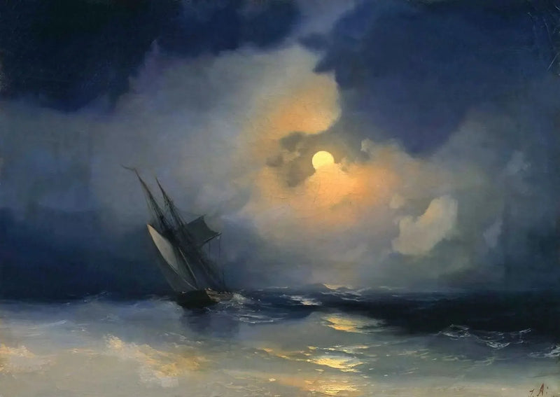 Storm op zee door een volle maannacht - Ivan Aïvazovski

Source:
Tempête en mer par une nuit de pleine lune - Ivan Aïvazovski