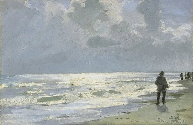 Storm op zee - Peder Severin Krøyer