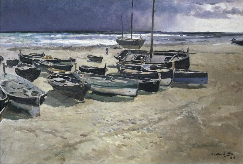 Imminente storm, Valencia - Joaquín Sorolla