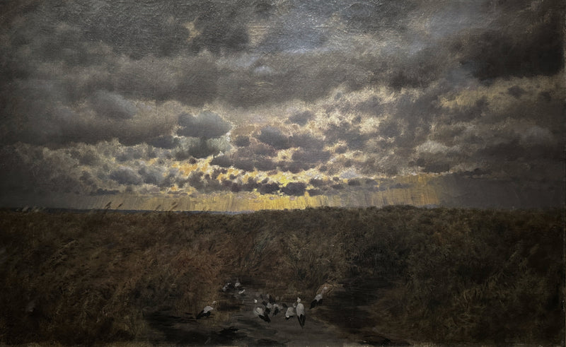 Opkomende storm - Giuseppe De Nittis