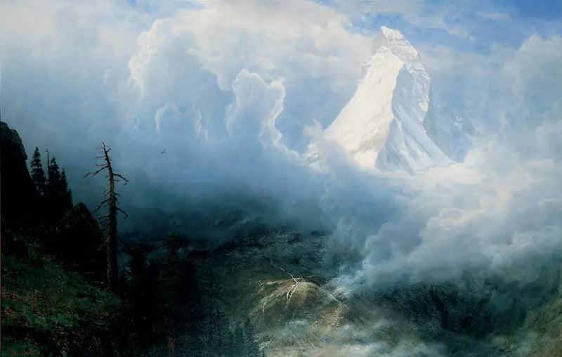 Storm op de Matterhorn - Albert Bierstadt

Source:
Tempête sur le Cervin - Albert Bierstadt