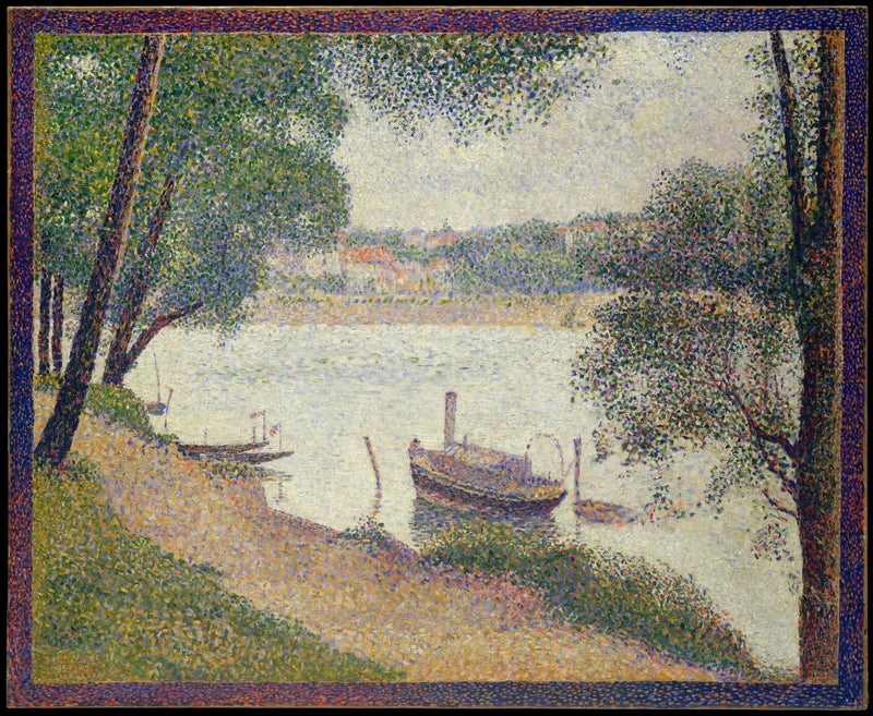 Grijze tijd, Grote Jatte - Georges Seurat