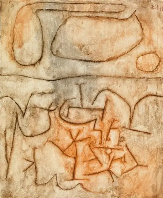 Historisch terrein (Historische bodem) - Paul Klee