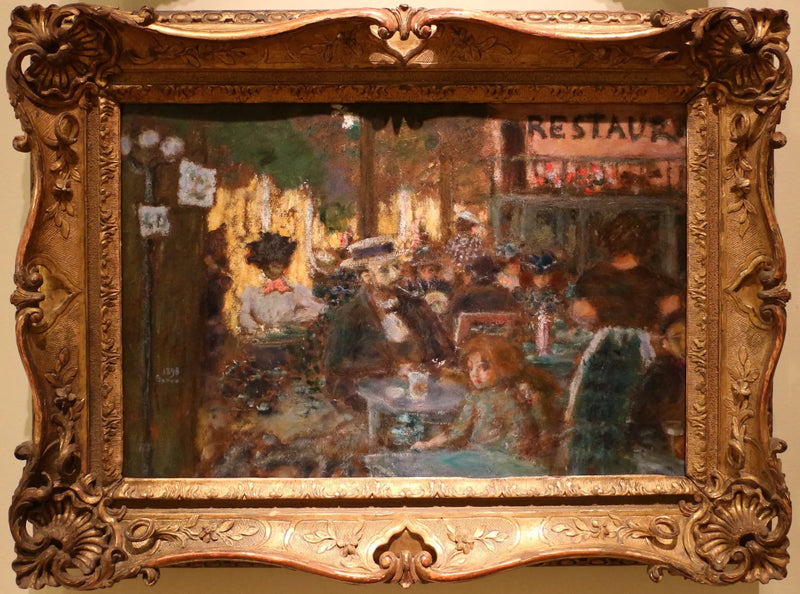 Terras van een café - Pierre Bonnard