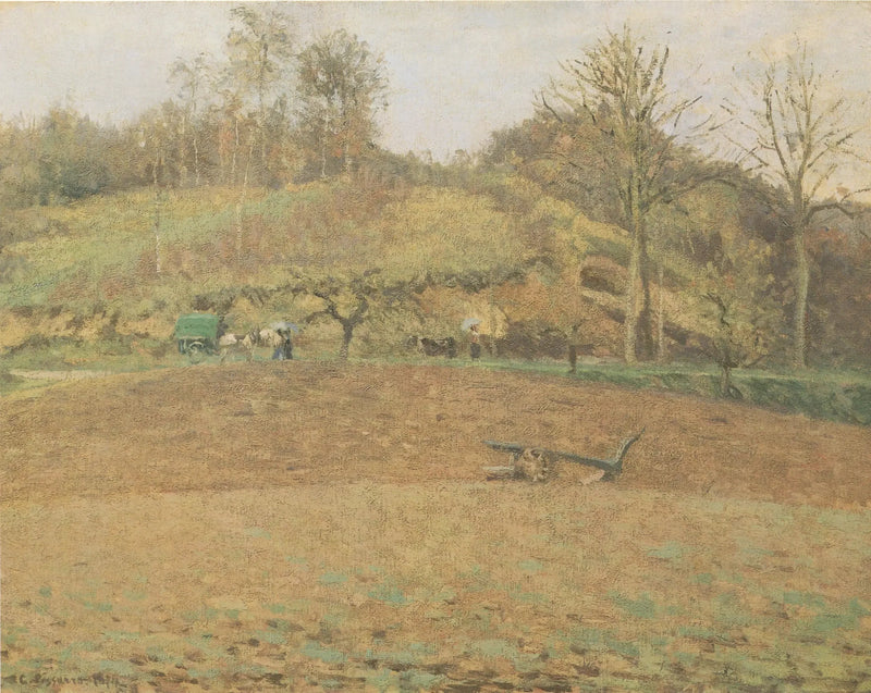 Bewerkte gronden - Camille Pissarro
