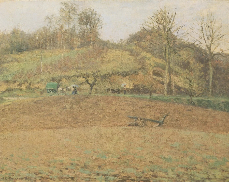 Bewerkte gronden - Camille Pissarro