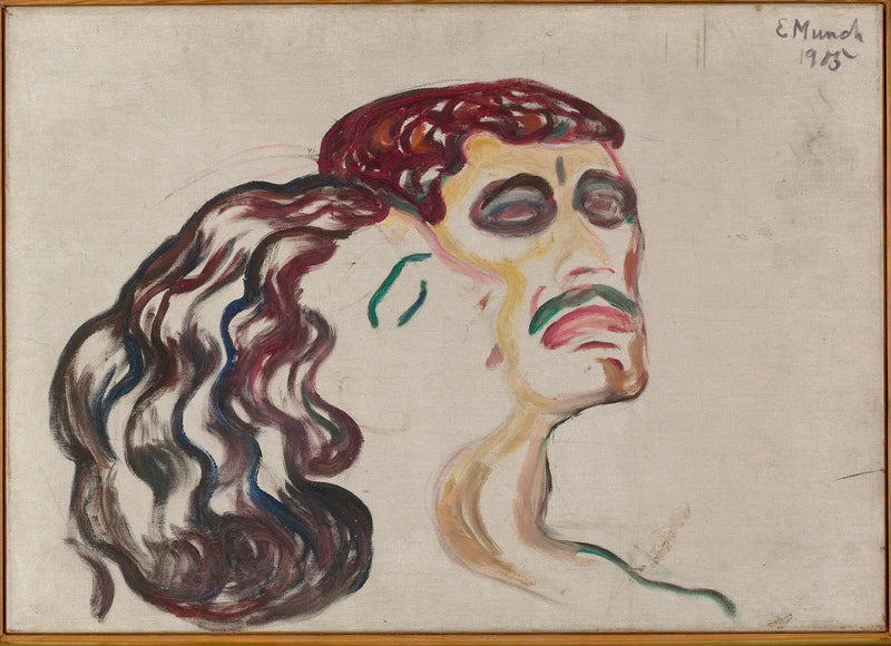 Hoofd tegen hoofd - Edvard Munch