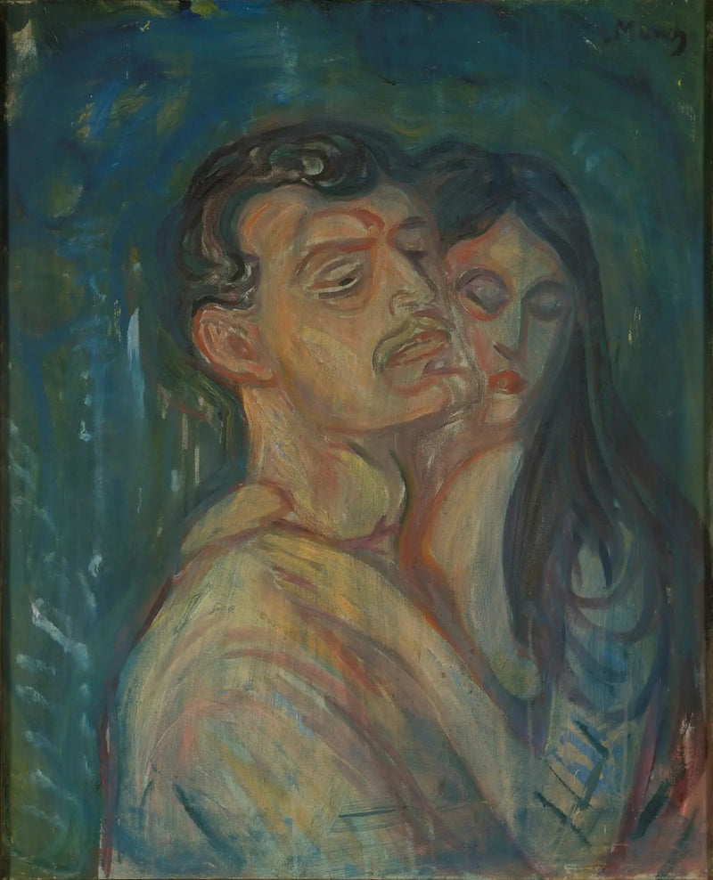 Hoofd tegen hoofd - Edvard Munch