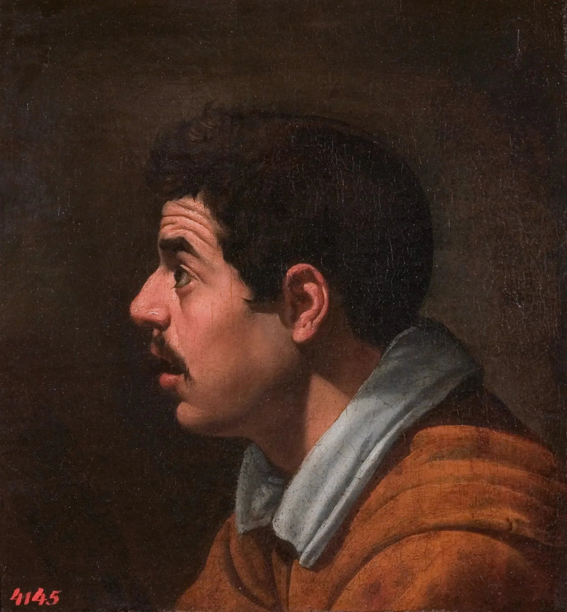 Hoofd van een jonge man in profiel - Diego Velázquez