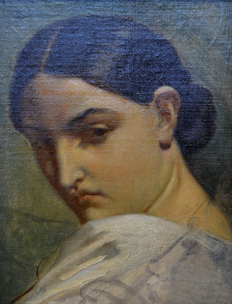 Italiaanse hoofd - Théodore Chassériau