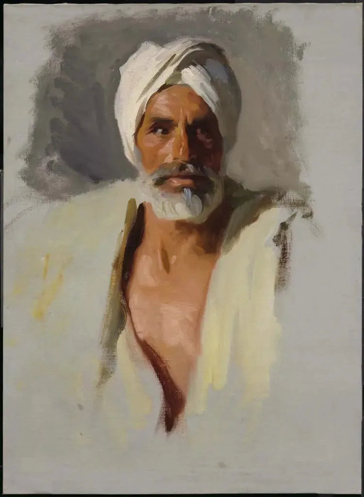 Hoofd van een Arabier - John Singer Sargent