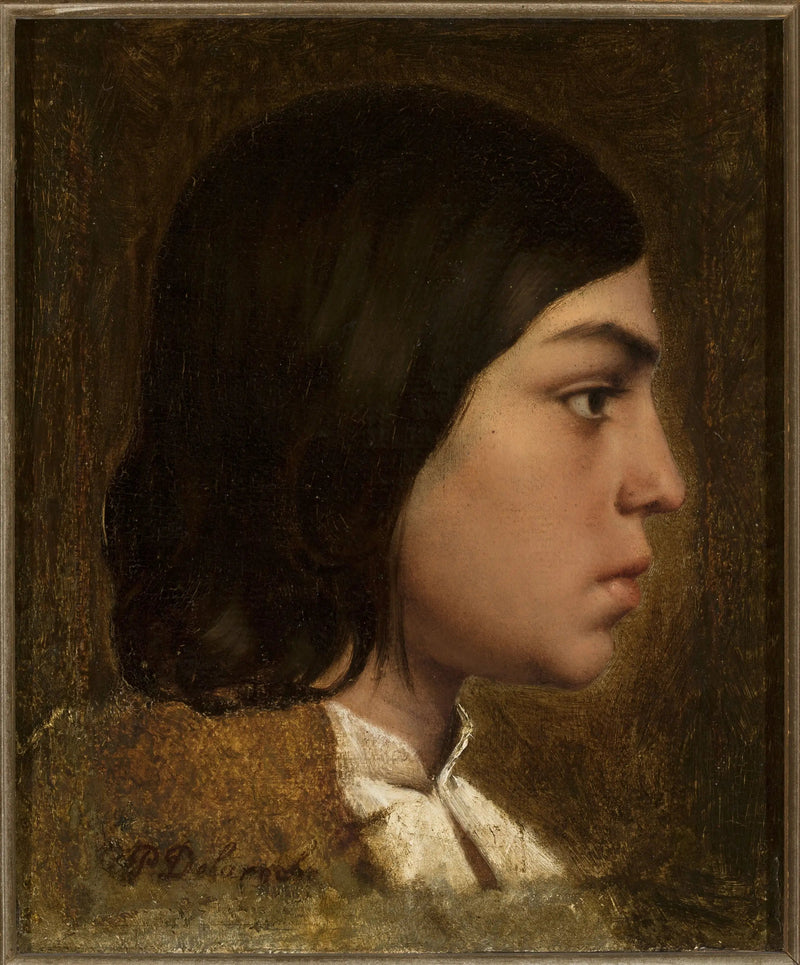 Hoofd van een jongen. - Paul Delaroche

Source:
Tête d'un garçon. - Paul Delaroche