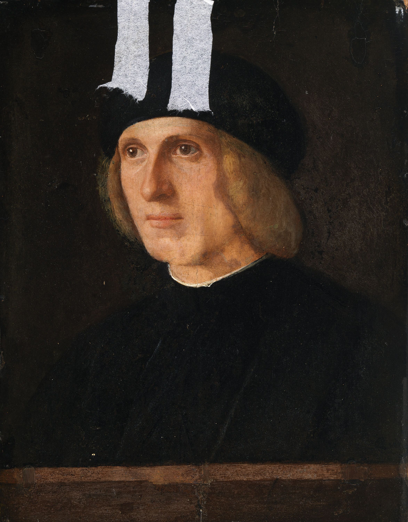 Hoofd van een edelman - Giovanni Bellini