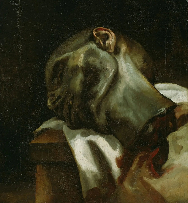 Hoofd van een onthoofde man - Théodore Géricault