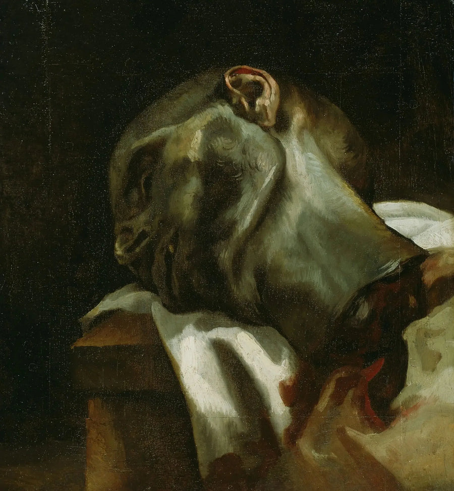 Hoofd van een onthoofde man - Théodore Géricault