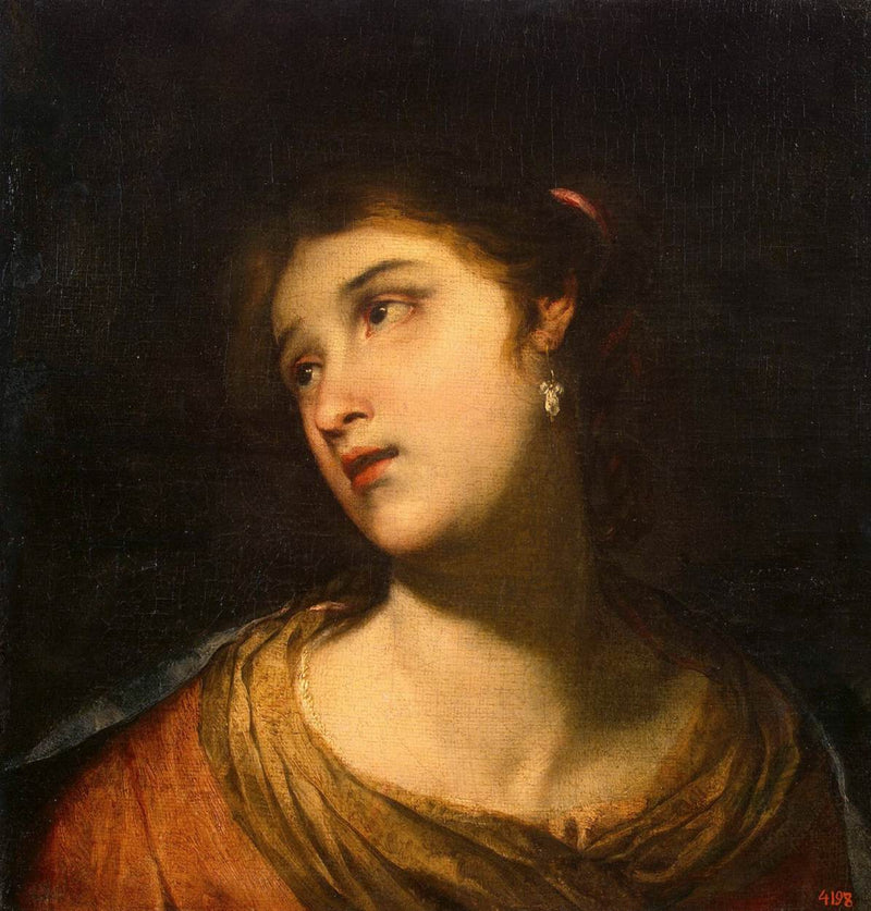Hoofd van een vrouw - Juan de Valdés Leal