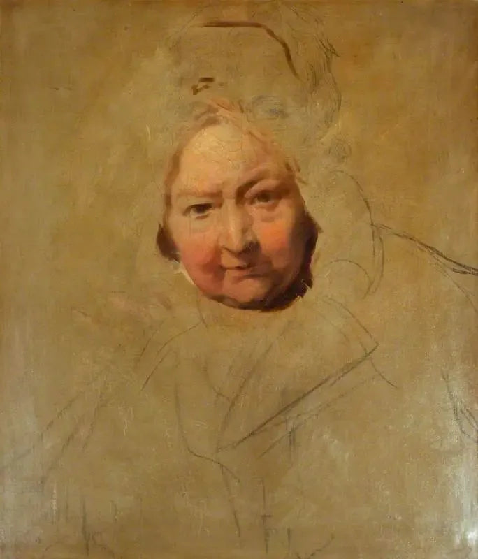 Hoofd van een oude dame - Thomas Lawrence