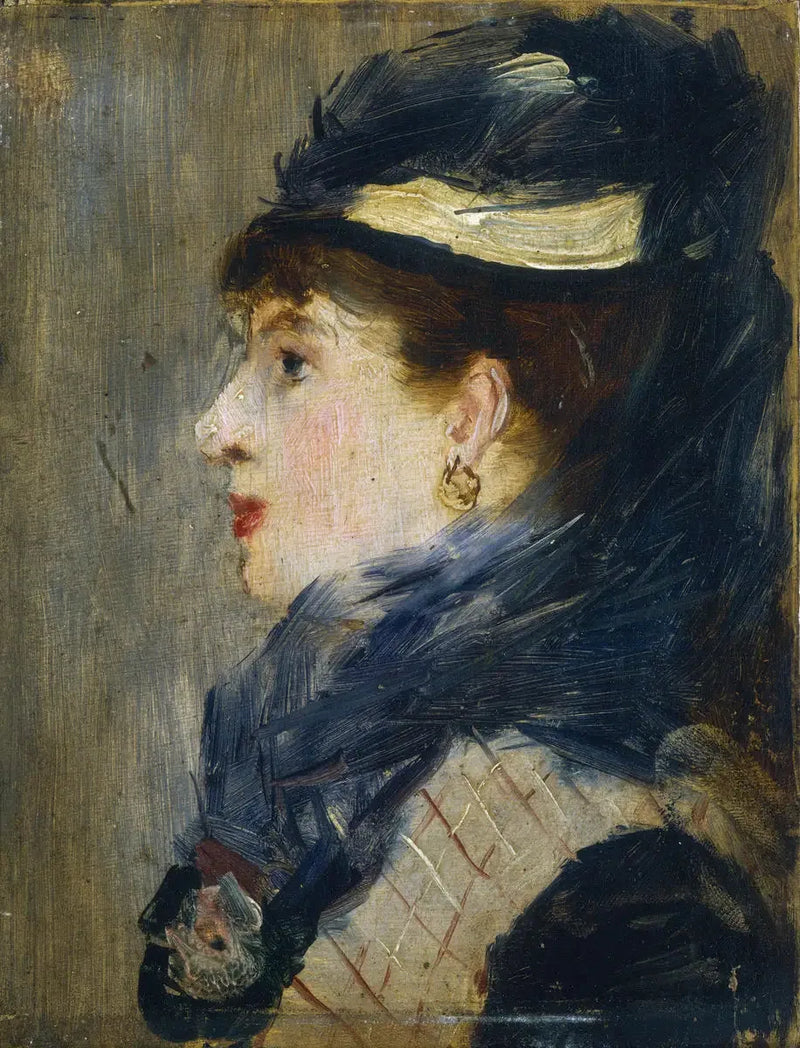 Vrouwelijk hoofd - Édouard Manet