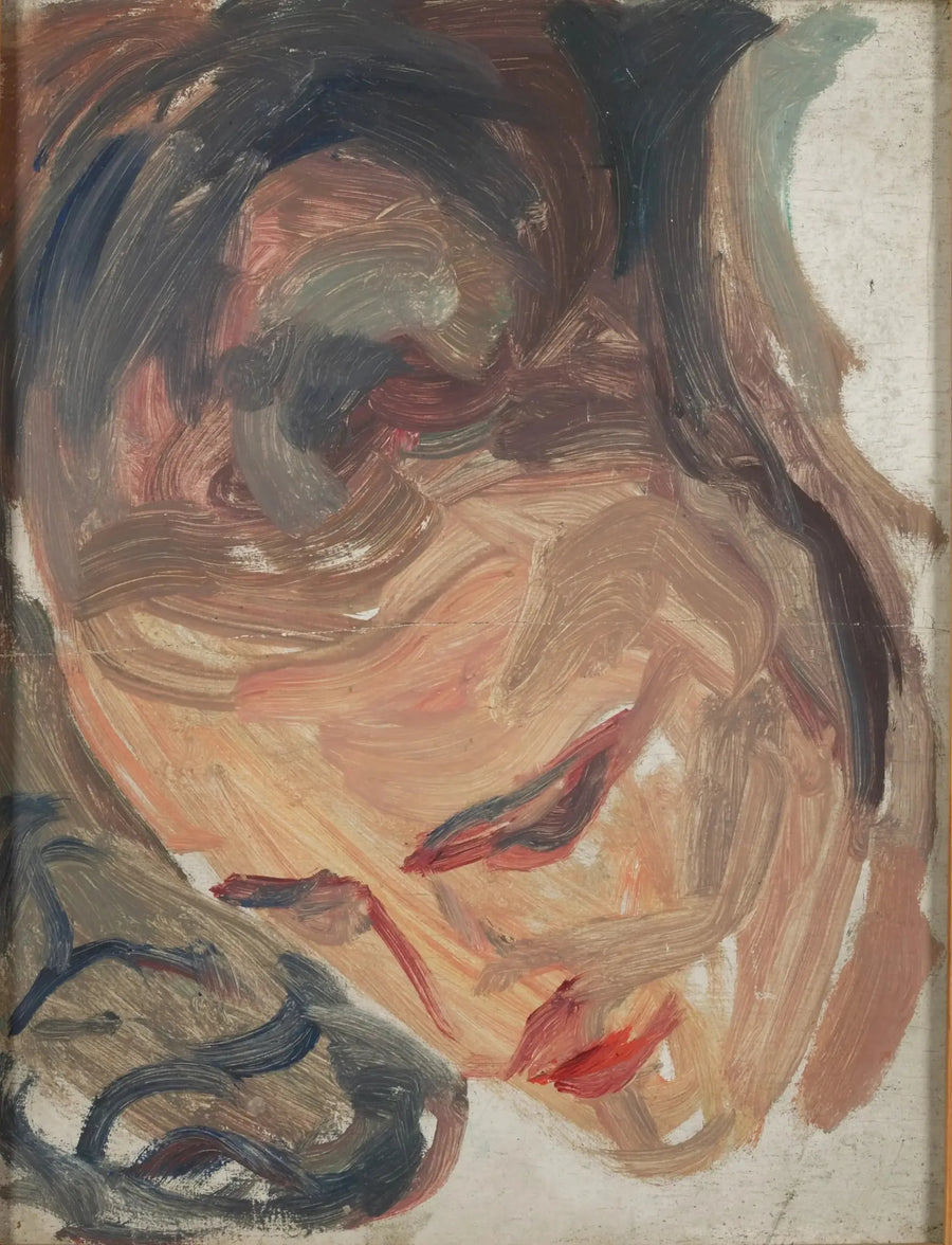 Vrouwelijk hoofd - Edvard Munch