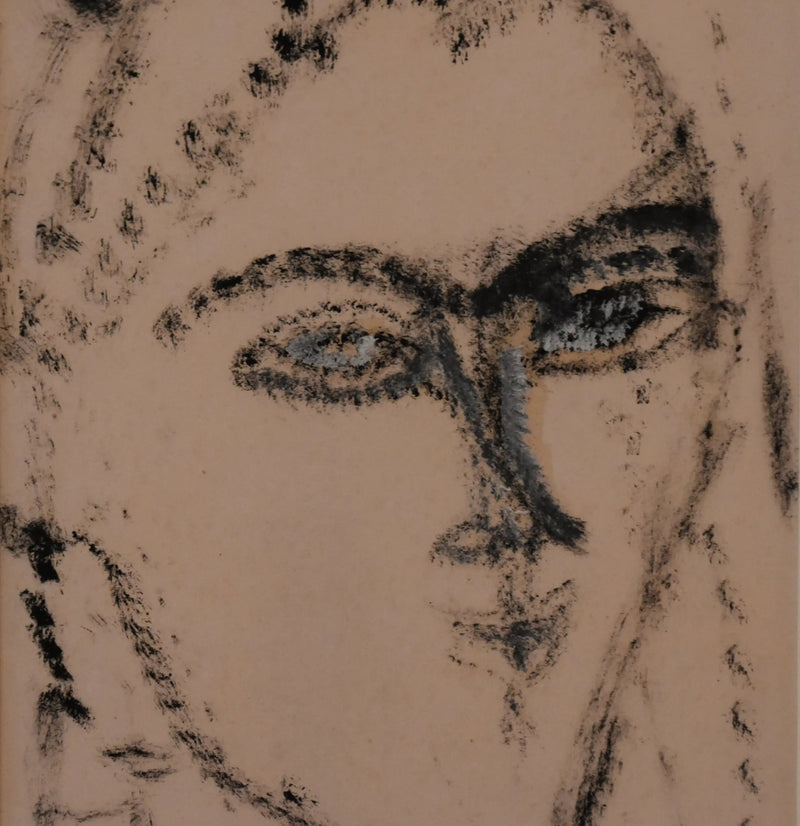 Vrouwelijk hoofd. Kiki? - Amedeo Modigliani