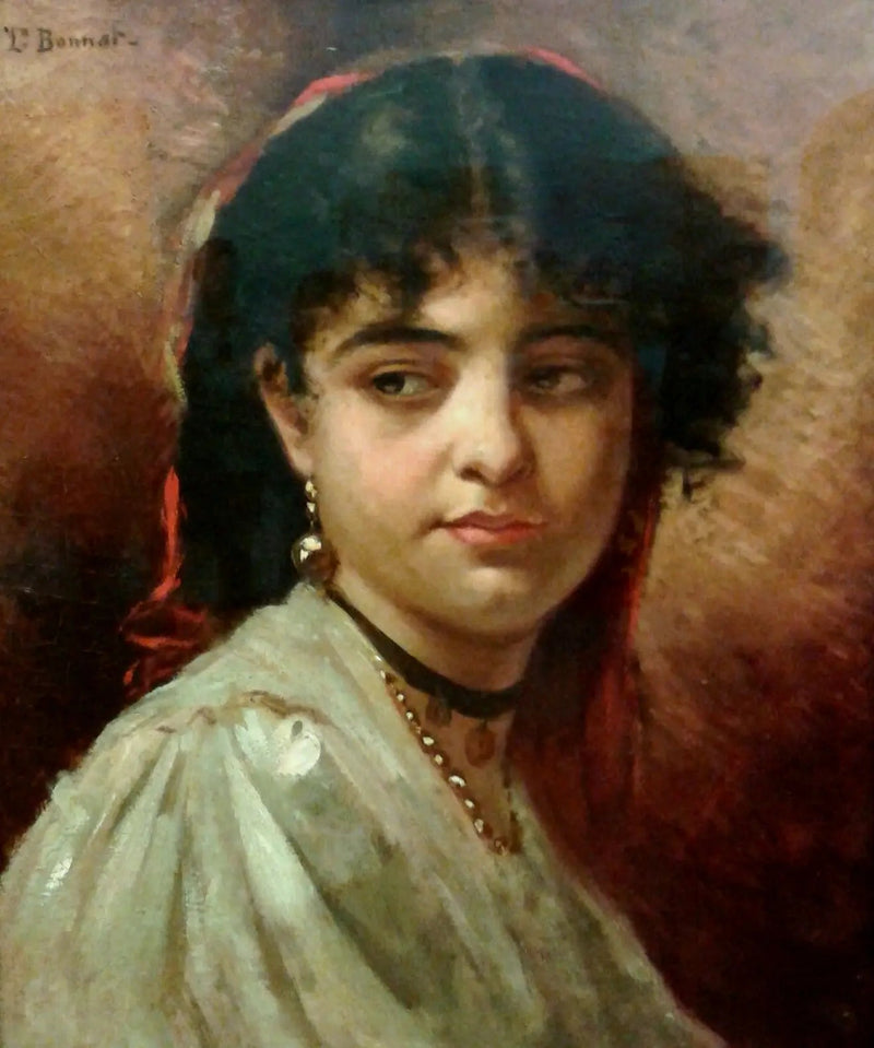 Vrouwengezicht - Léon Bonnat