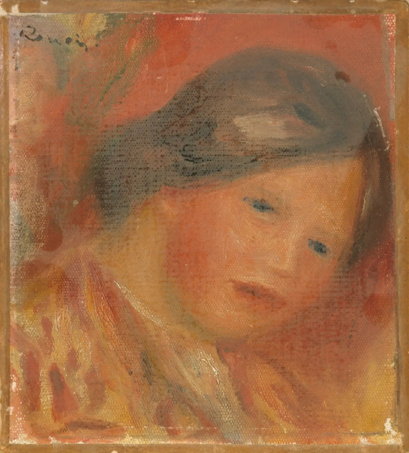 Vrouwelijk hoofd - Pierre-Auguste Renoir
