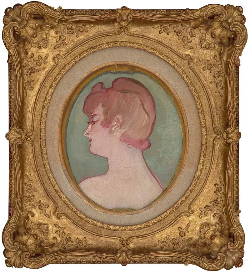 Meisjeshoofd - Henri de Toulouse-Lautrec