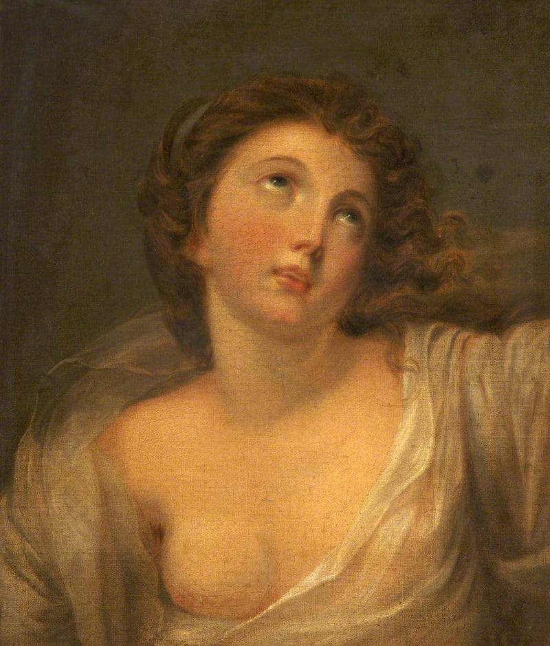 Meisjeshoofd - Jean-Baptiste Greuze