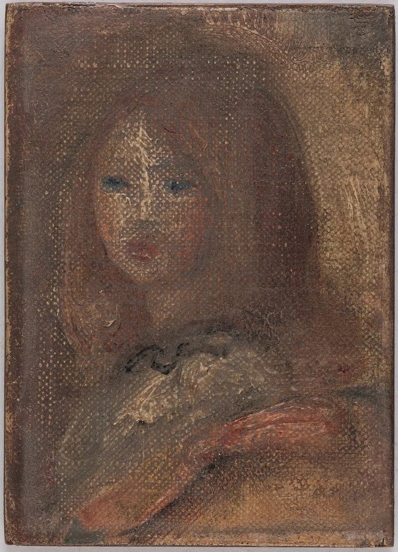 Hoofd van een meisje - Pierre-Auguste Renoir