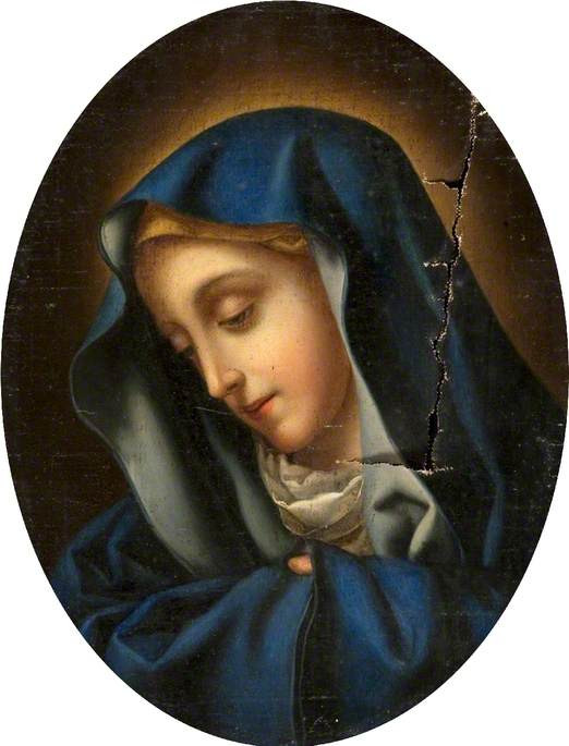 Hoofd van de Maagd - Carlo Dolci