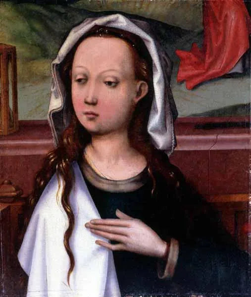Hoofd van de Maagd - Hans Holbein de Oudere
