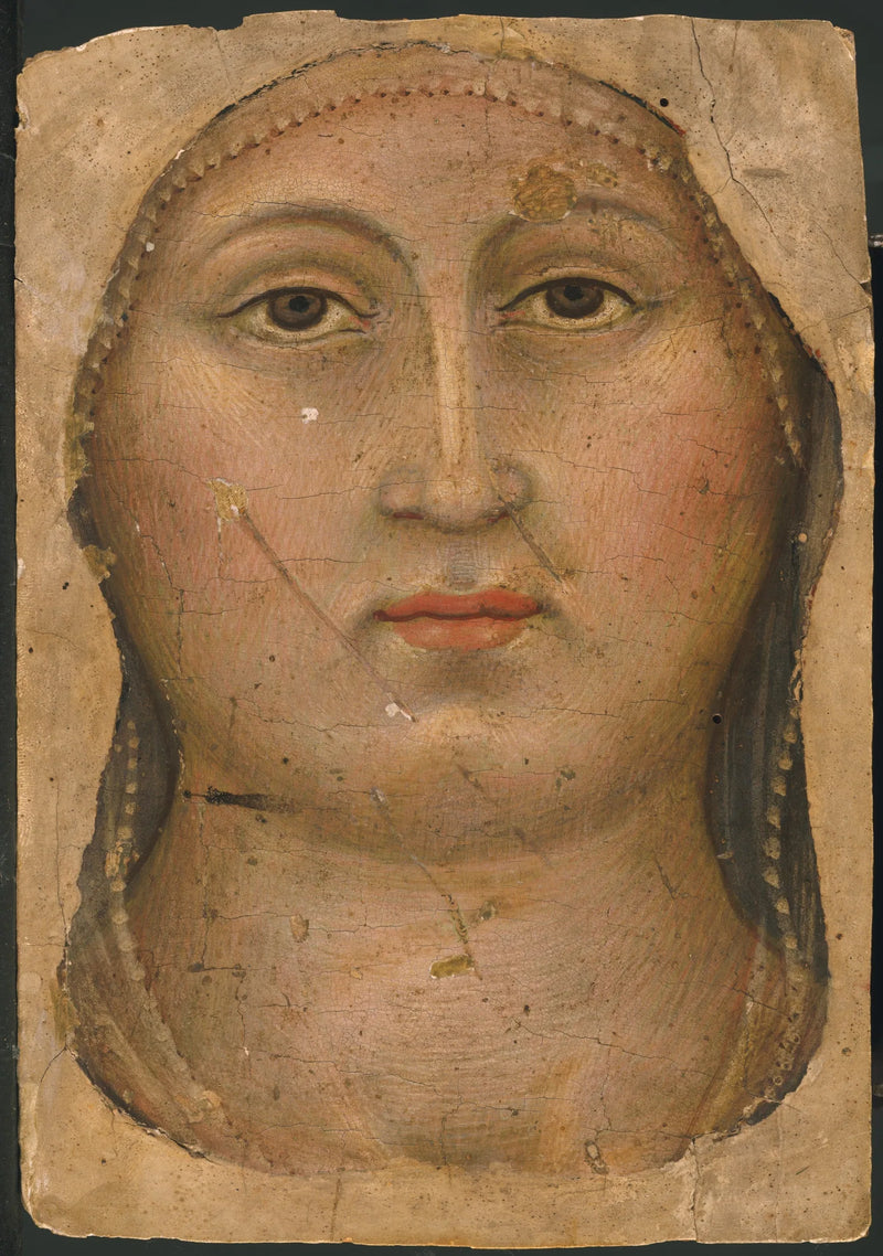 Hoofd van de Maagd - Taddeo di Bartolo