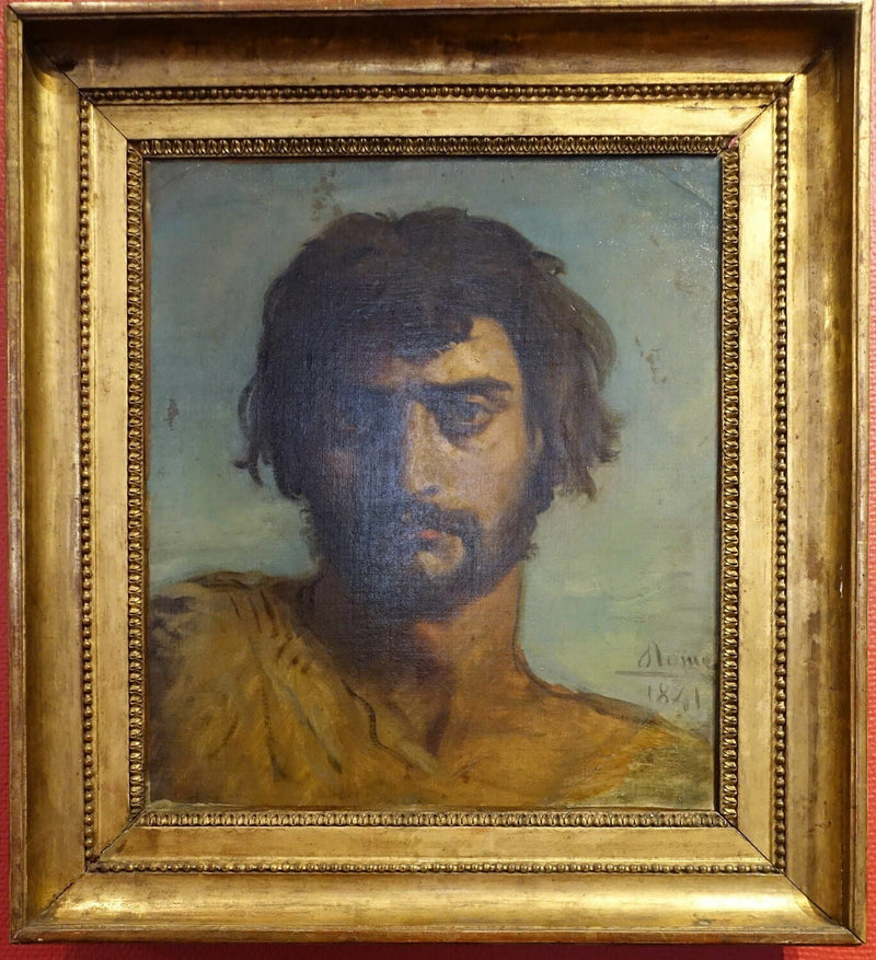 Hoofd van de moerasherder van de Pontins - Théodore Chassériau