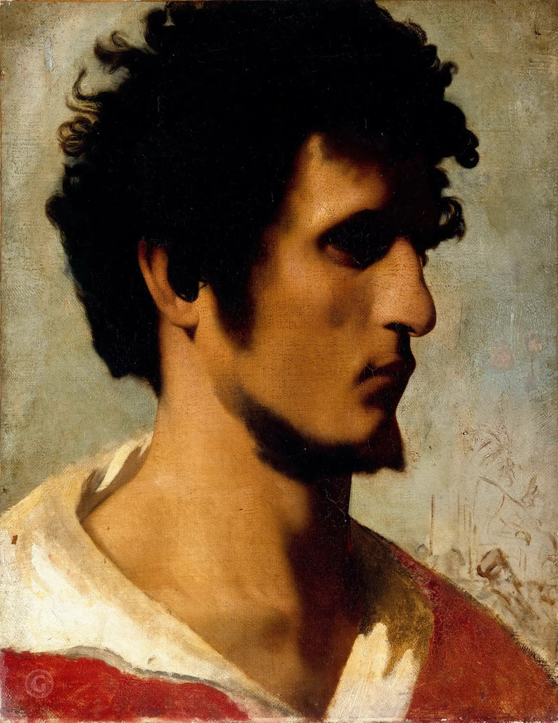 Boerenhoofd uit het Romeinse platteland - Jean-Léon Gérôme
