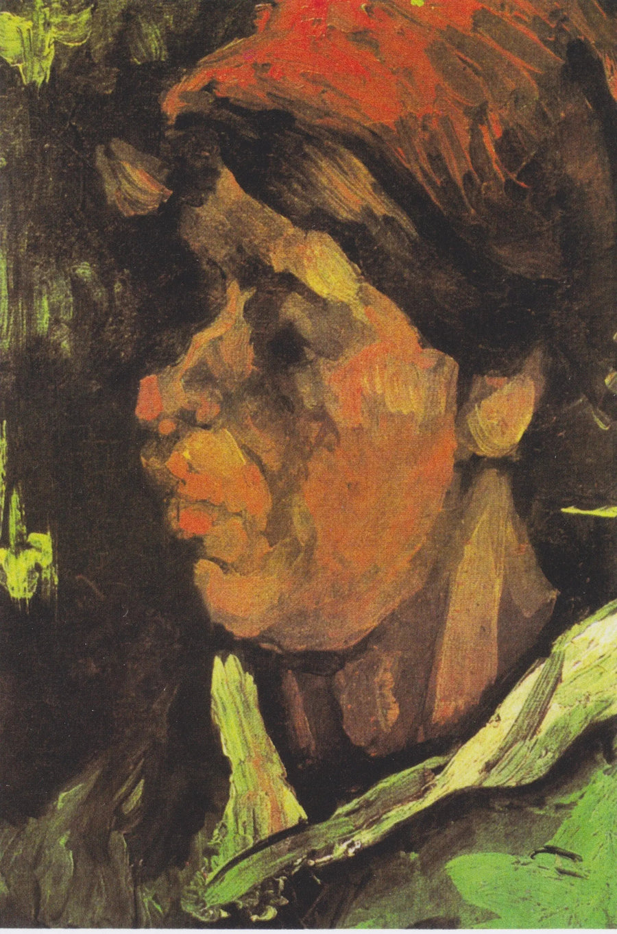 Kop van een Hollandse boerenvrouw - Vincent van Gogh
