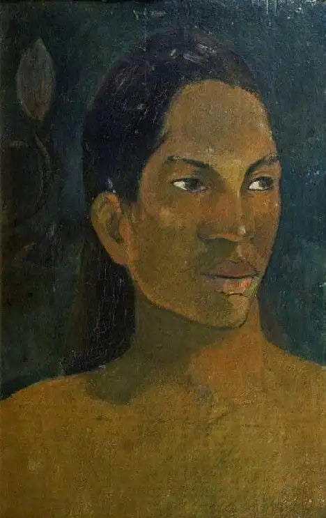 Hoofd van Tahitiaanse - Paul Gauguin