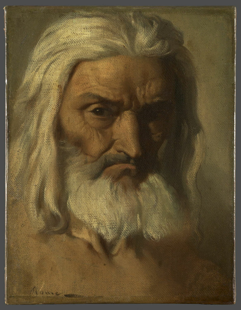 Hoofd van een oude man - Théodore Chassériau