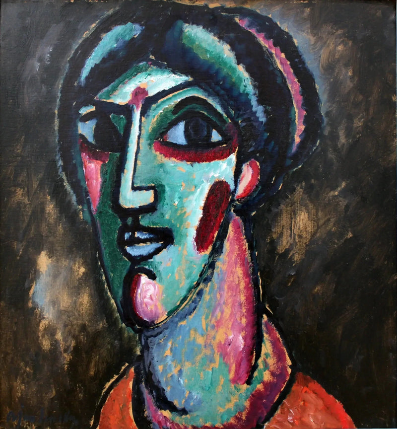 Zwart en groen hoofd - Alexej von Jawlensky

Source:
Tête en noir et vert - Alexej von Jawlensky