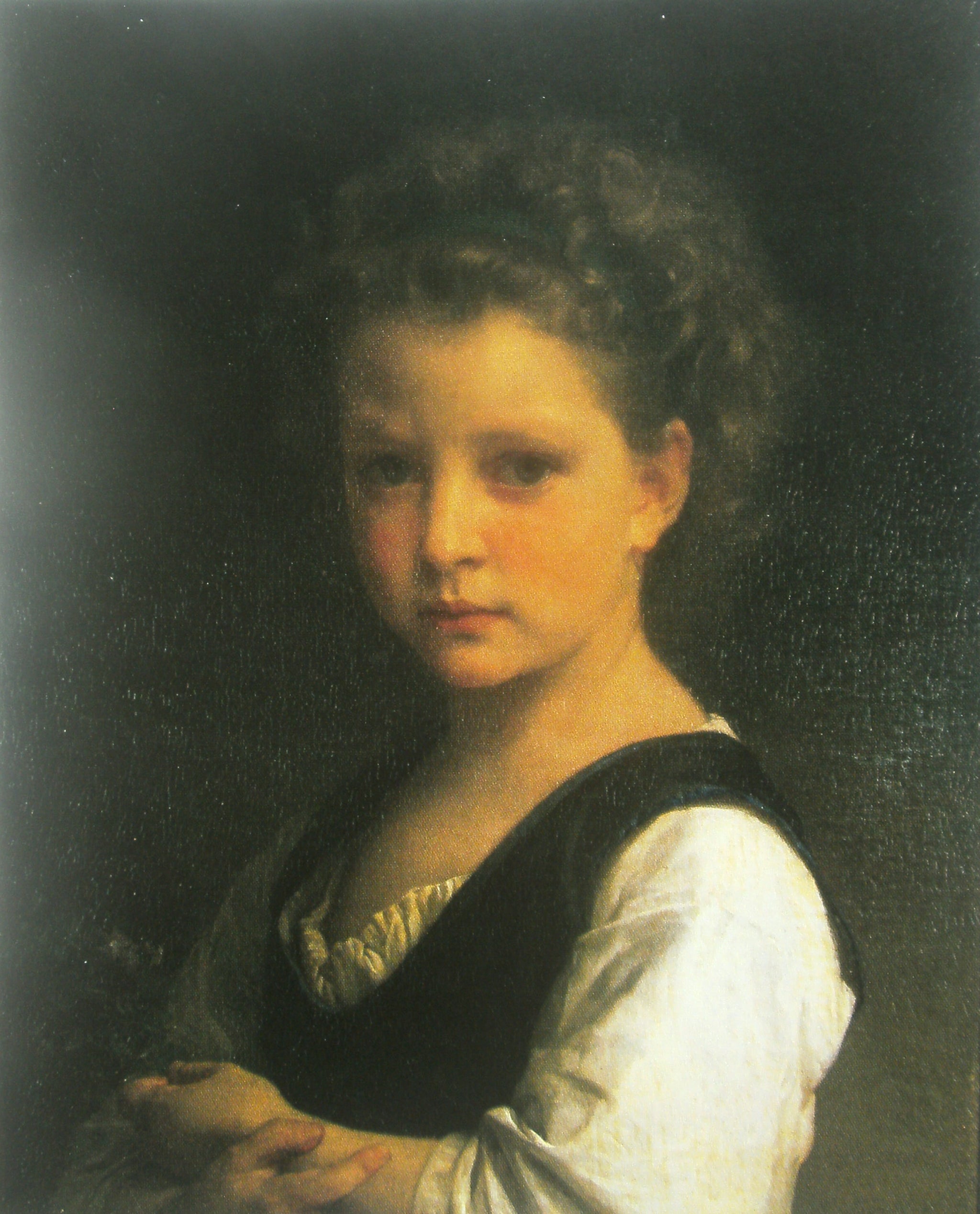 Tête d’enfant ou Violettes (1872) - Bouguereau