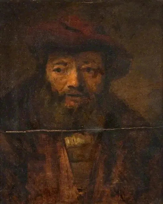 Baardige man - Rembrandt