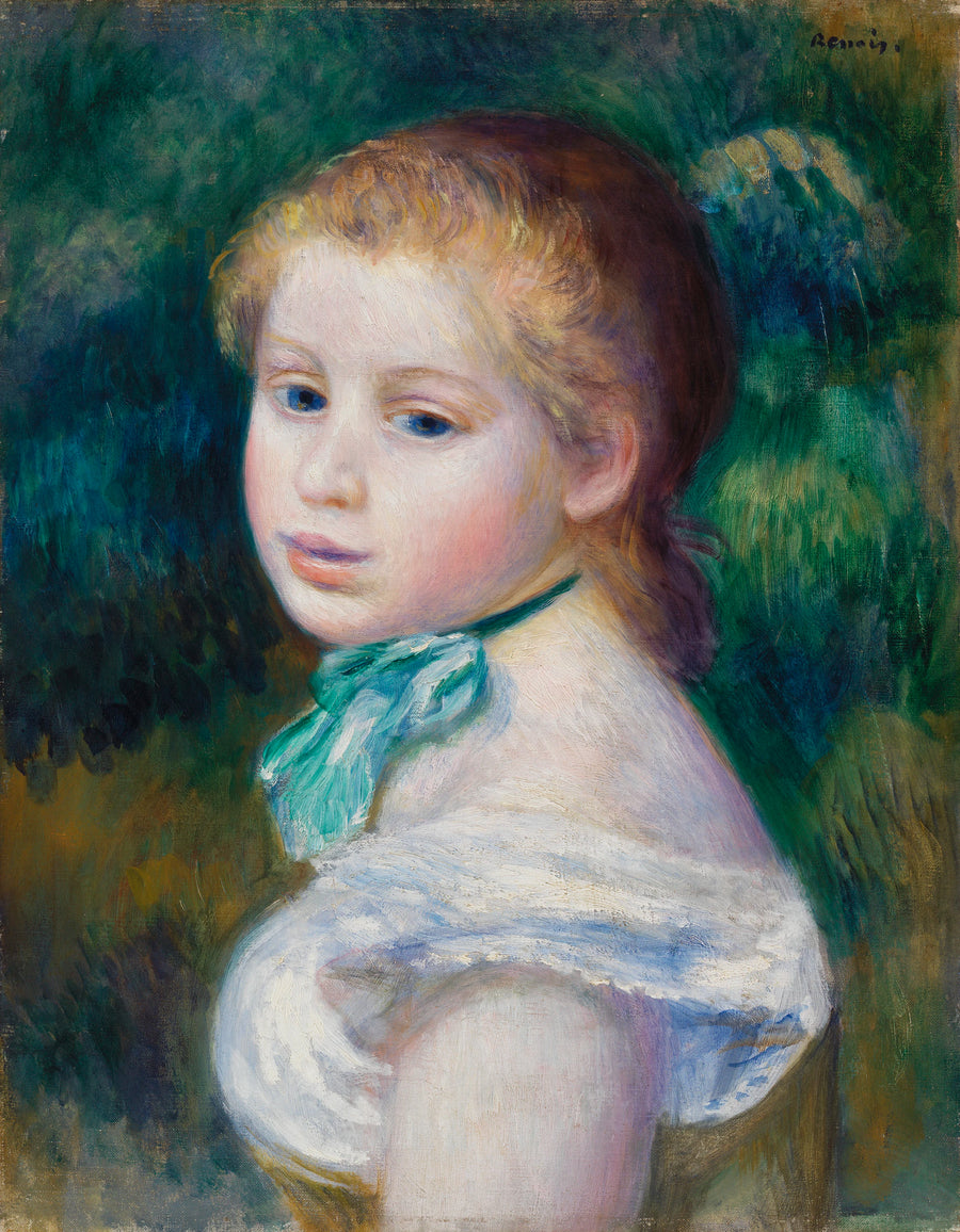 Hoofd van een Jong Meisje - Pierre-Auguste Renoir