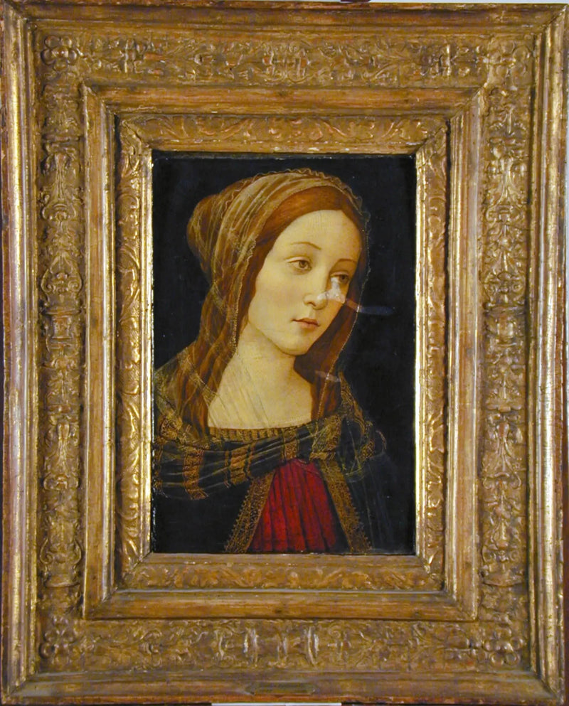Hoofd van een heilige - Sandro Botticelli