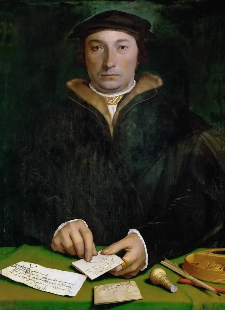 De Duisburgse handelaar Dirck Tybis - Hans Holbein de Jonge

Source:
The Duisburg merchant Dirck Tybis - Hans Holbein le Jeune