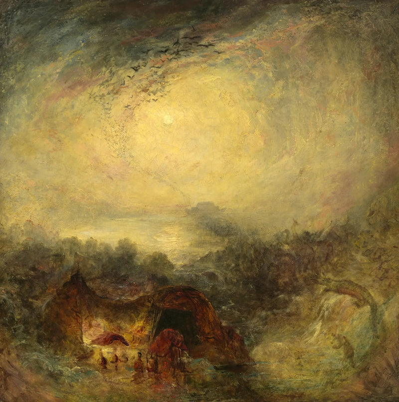 De Avond van de Zondvloed - J. M. W. Turner