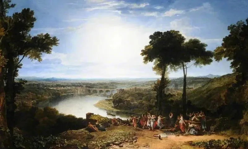 Het Festival van de Opening van de Vintage in Mâcon, Frankrijk - J. M. W. Turner