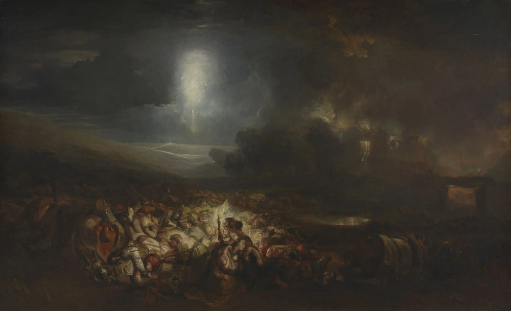 The Field of Waterloo - J. M. W. Turner image 1 reproduction d’œuvre d’art à l’huile