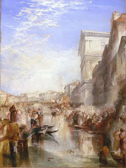 Het Grote Kanaal: Scene - Een Straat in Venetië - J. M. W. Turner