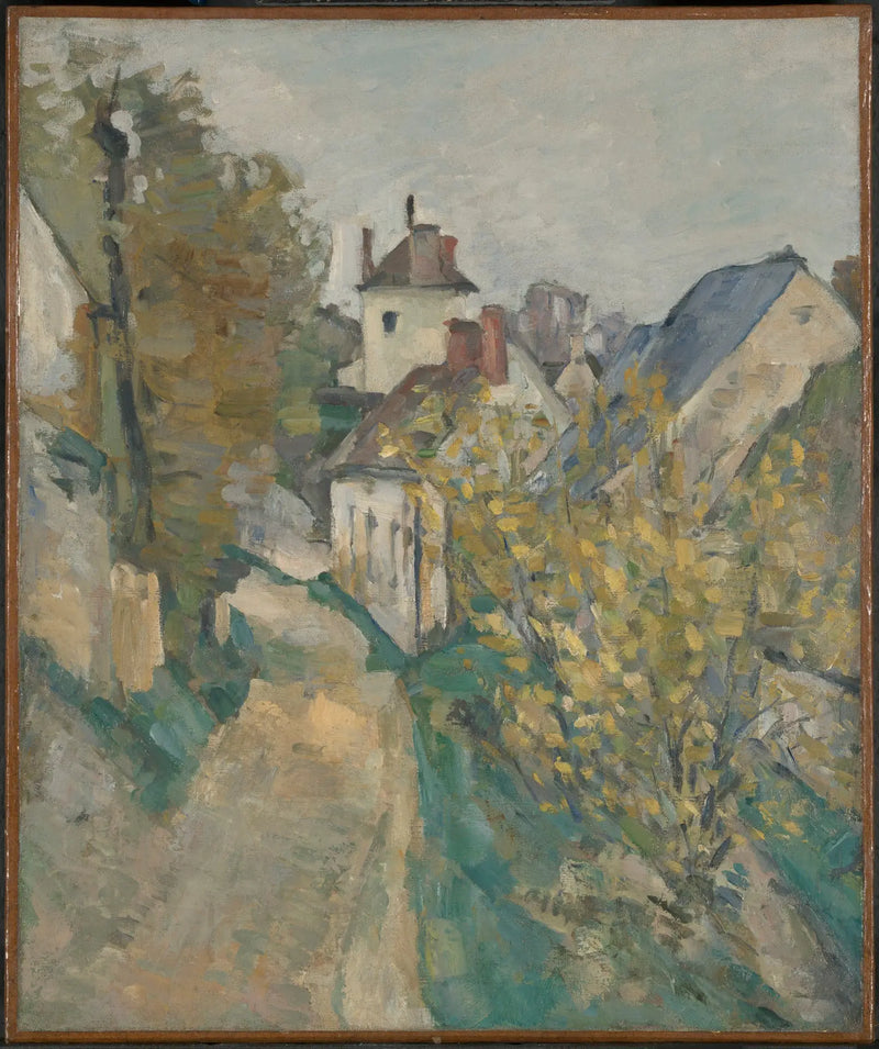 Het Huis van Dr. Gachet in Auvers-sur-Oise - Paul Cézanne